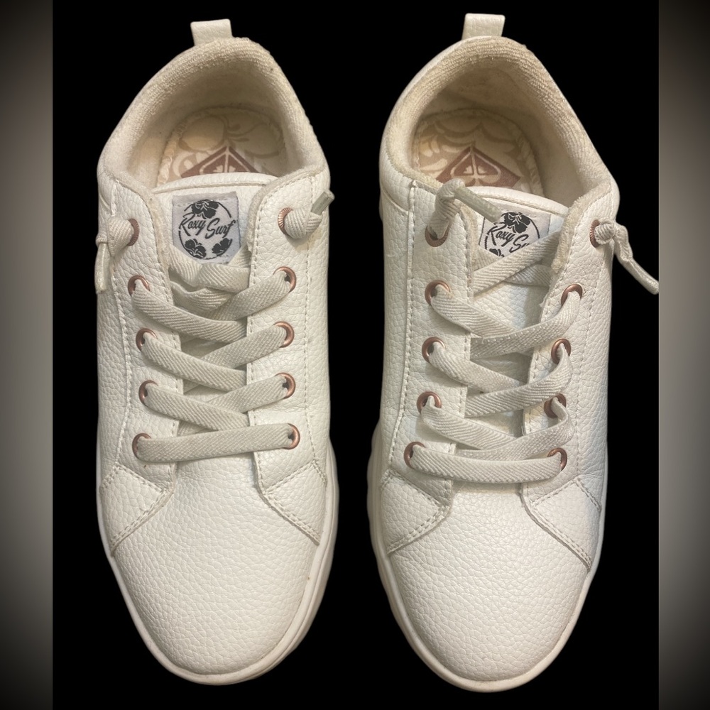 ROXY SHEILAHH SLIP-ON WHITE SHOES 6 GUC - Picture 2 of 8